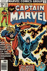 160599. Edelman, Scott – Stan Lee Presents: The Sensational Captain Marvel! Vol. 1, No. 53 (November 1977) - The War of the Three Galaxies!