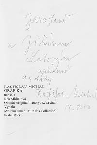 Michalová, Rea – Rastislav Michal - grafika (podpis)