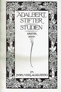 Stifter, Adalbert – Studien