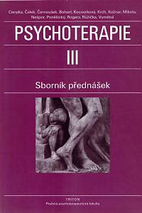 162279. Psychoterapie. III : sborník přednášek