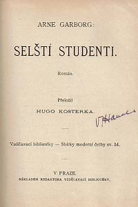 Garborg, Arne – Selští studenti : román