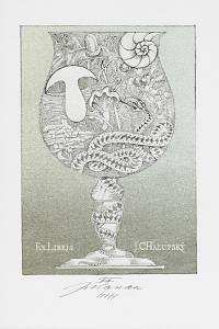 214213. Kavan, Jan – ExLibris J. Chalupský