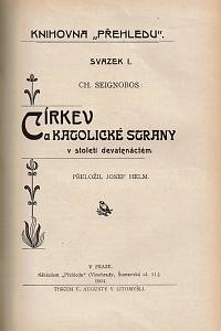 Caird, John / Emerson, Ralph Waldo / Masaryk, Tomáš Garrigue / EEden, Frederik van / [...] – Náboženství ve všedním životě ; Snahy a směry ; Počet pravděpodobnosti a Humova skepse ; Blaise Pascal, jeho život a filosofie ; Hrdinná láska ; Socialisace ; [...] 