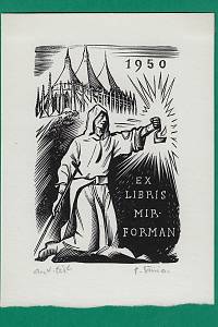 214283. Šimon, Pavel – Ex libris Mir. Forman