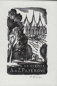 214286. Šimon, Pavel – Ex libris A. a Z. Pajerovi