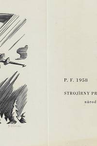 Šimon, Pavel – P.F. 1958 Strojírny první pětiletky, národní podnik, Kunovice u Uh. Hradiště