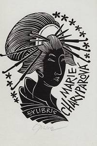 214332. Rusek, Ladislav – Exlibris Marie Charyparová