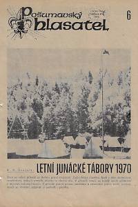 161918. Pošumavský hlasatel : časopis pro přátele přírody, pošumavský zpravodaj. Ročník VIII., číslo 6 (1970)