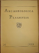 50393. Archaeologica Pragensia, Archeologický sborník Muzea hlavního města Prahy 10/1989