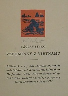 Sivko, Václav – Vzpomínky z Vietnamu (sign.)