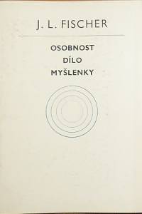 76760. Hejtmánek, Milan (red.) – J. L. Fischer - Osobnost, dílo, myšlenky