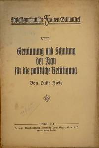 77764. Zeitz, Lusie – Gewinnung und Schulung der Frau für die politische Betätigung