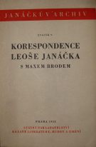 15635. Korespondence Leoše Janáčka s Maxem Brodem