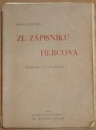 28296. Želenský, Karel – Ze zápisníku hercova, Episody a vzpomínky