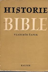 88674. Čapek, Vladimír – Historie Bible