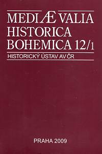 89504. Mediaevalia Historica Bohemica 12/1