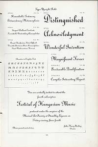 Specimen Book and Catalogue 1923