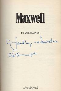 Haines, Joe – Maxwell (podpis)