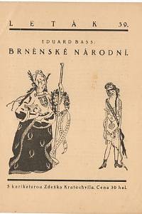 99577. Bass, Eduard [= Schmidt, Eduard] – Brněnské národní