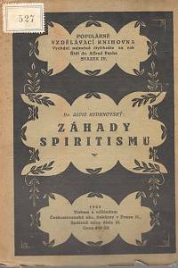 110251. Kudrnovský, Alois – Záhady spiritismu