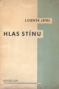 103938. Jehl, Ludvík – Hlas stínu, Verše 1930-1932 (podpis)